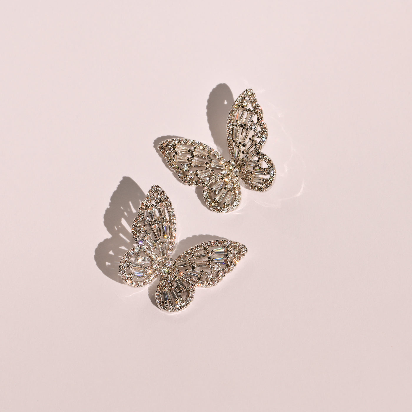 Bobbi Butterfly Earrings (Silver)