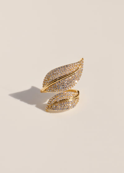 Eve Leaf Ring, Gold - CAMILLA SERETTI