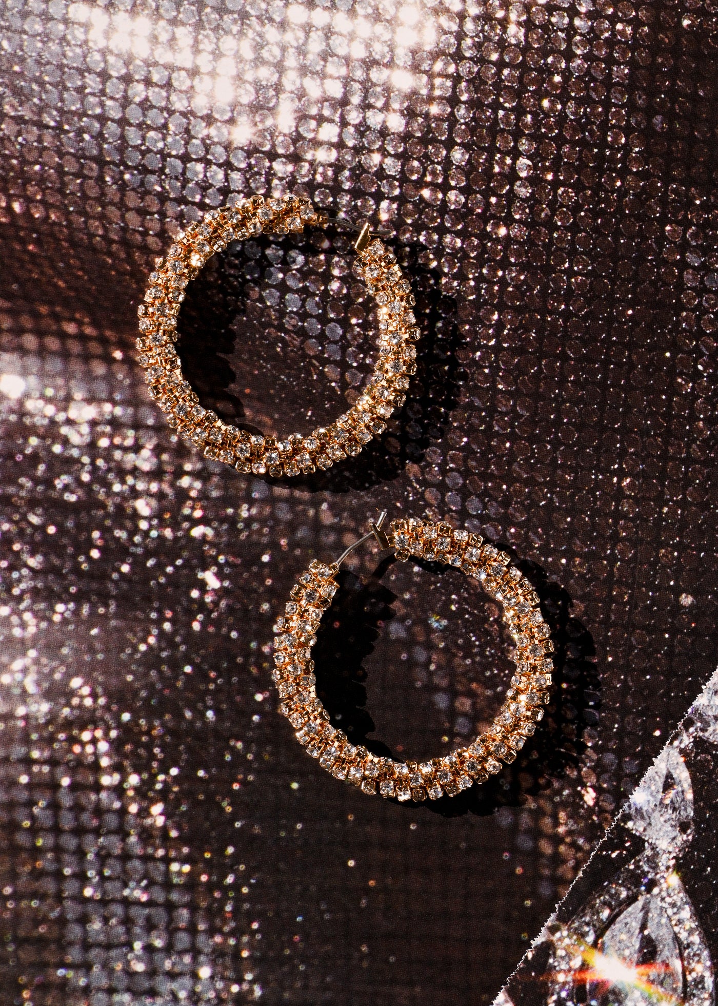 Dina Rhinestone Earrings - CAMILLA SERETTI