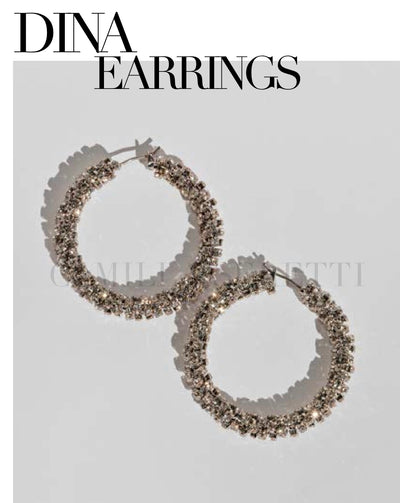 Dina Rhinestone Earrings