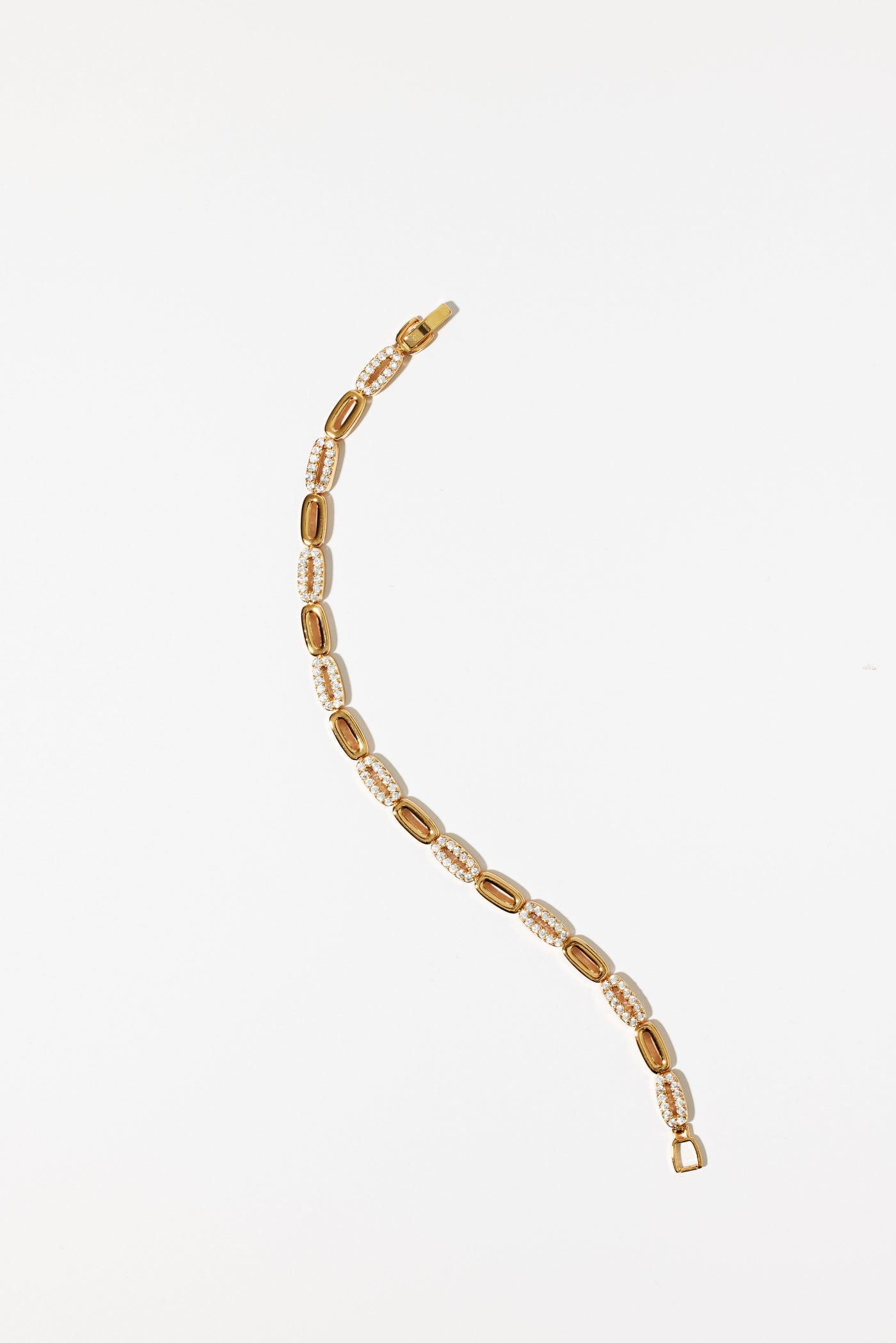 Soleil Rose Gold Oval Link Bracelet