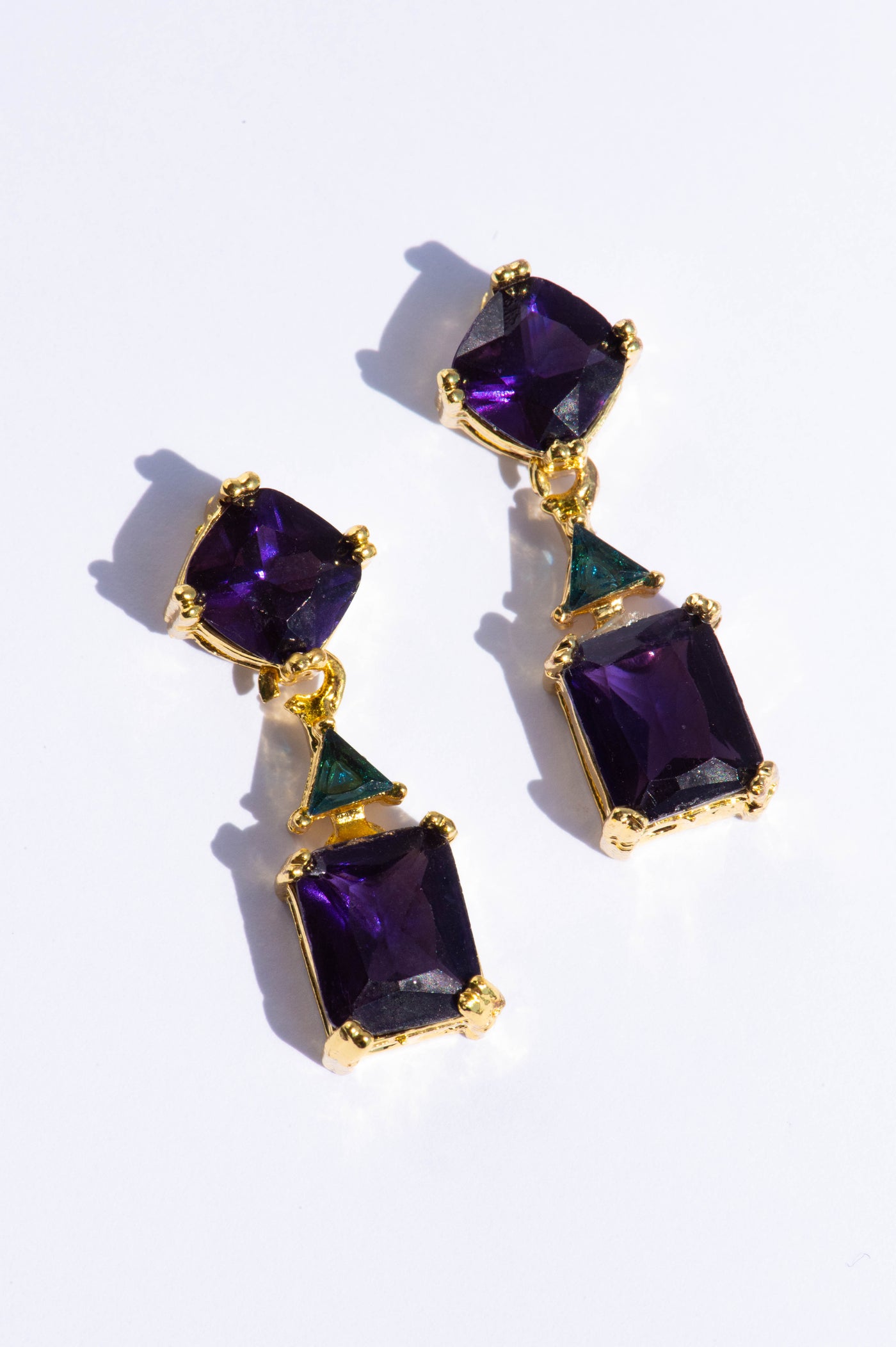 Nepal Amethyst Earrings