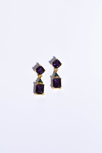 Nepal Amethyst Earrings