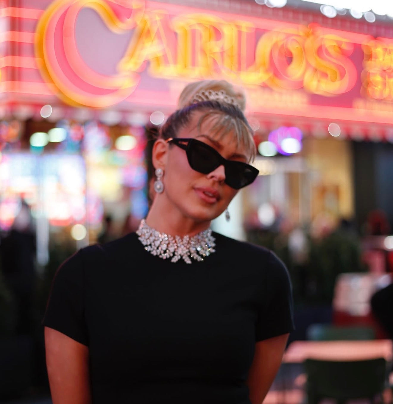 Bijan Crown Necklace