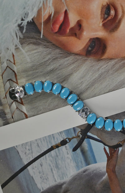 Terry Turquoise Tennis Bracelet