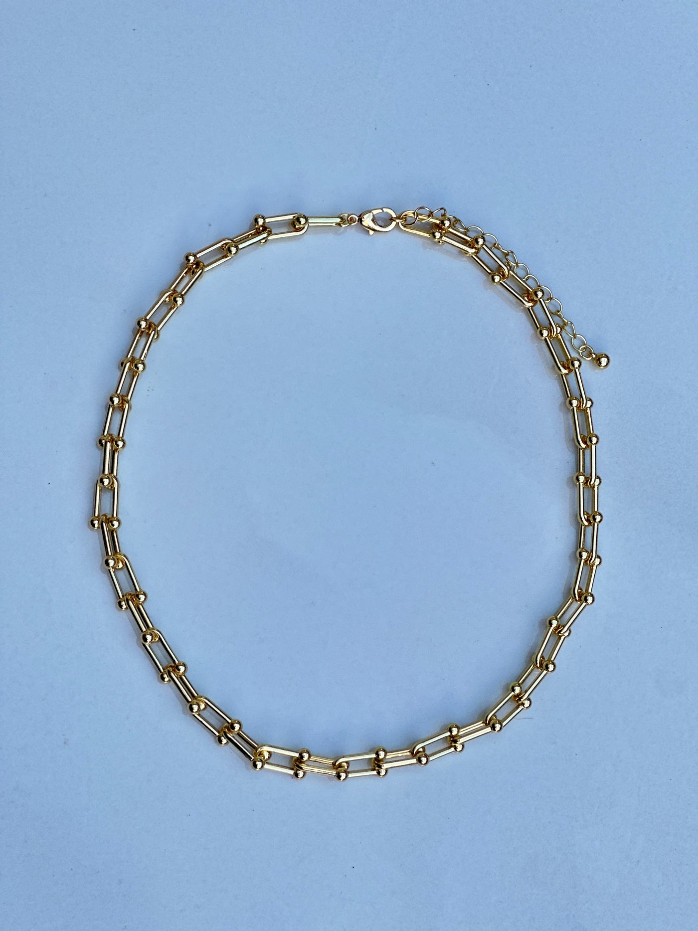NYC chain link necklace