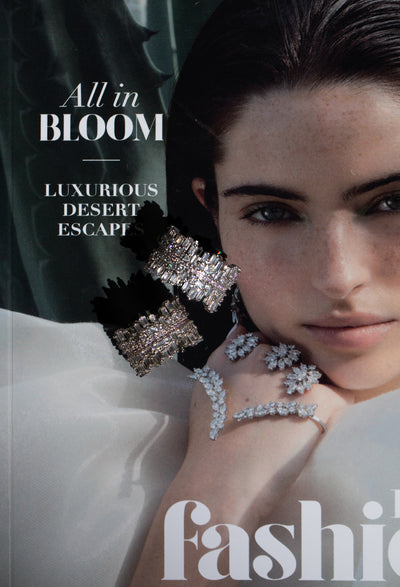 Stacy Pink Baguette Ring