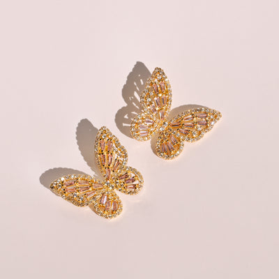 Bobbi Butterfly Earrings (Gold)