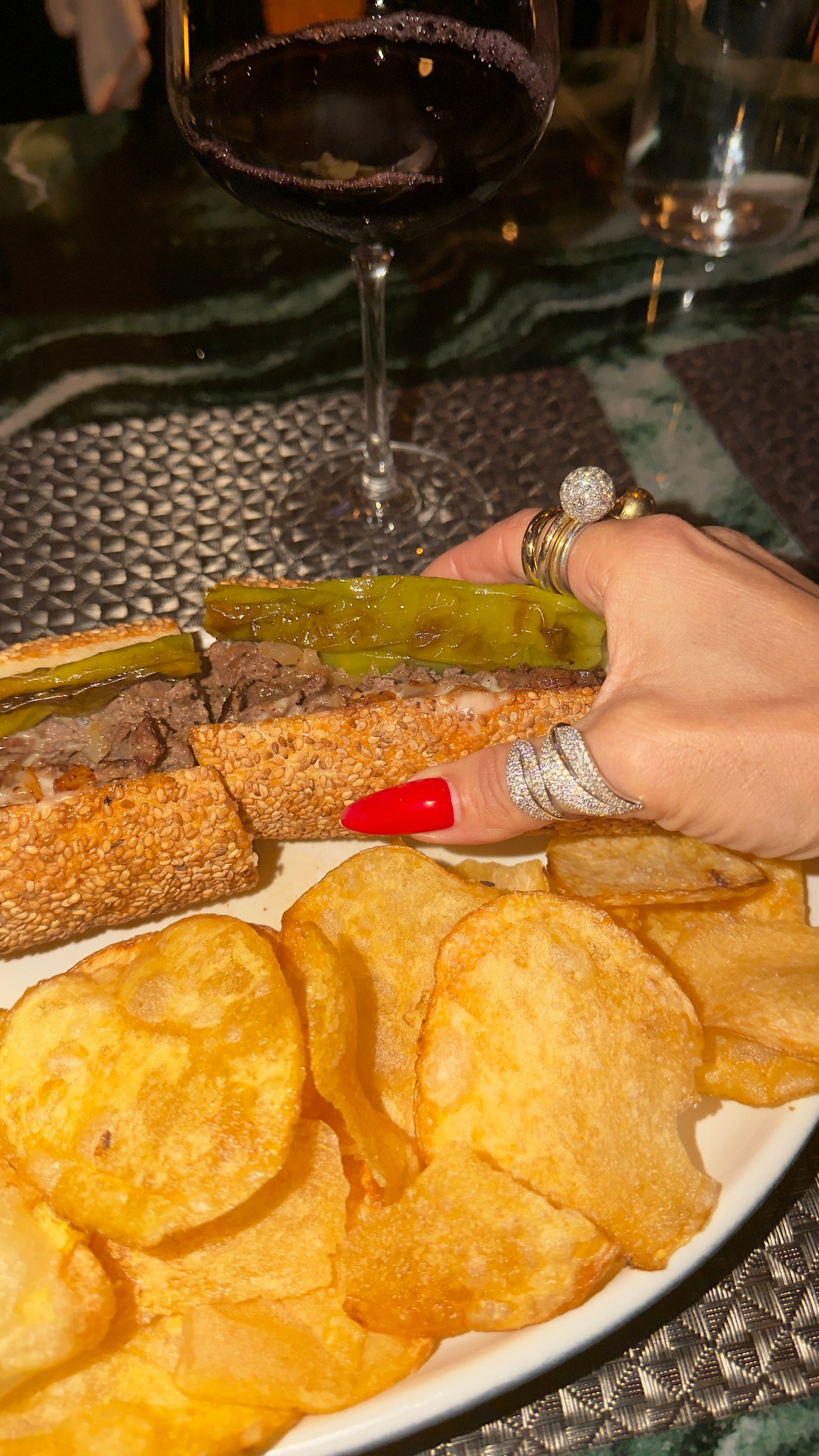 Eve Leaf Ring, Silver