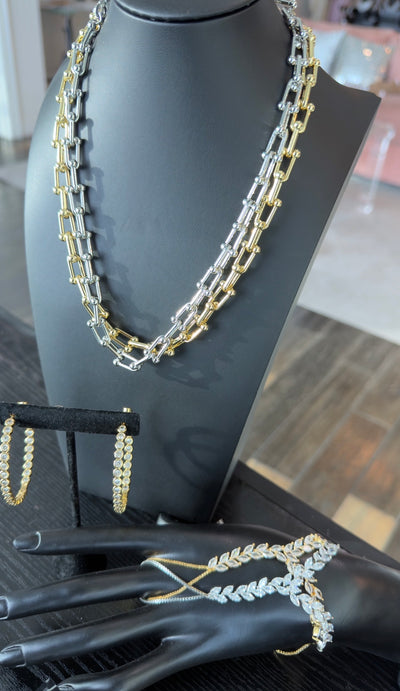 NYC chain link necklace