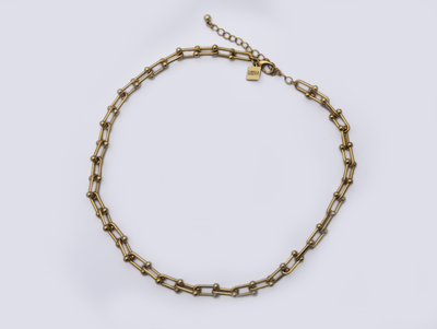 NYC chain link necklace