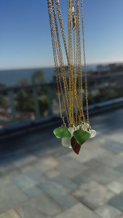 Malibu Seaglass Necklace - small