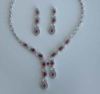 Fiore Necklace and Earrings Set