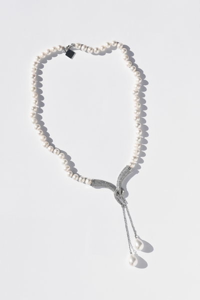 Caroline Double Pearl Necklace