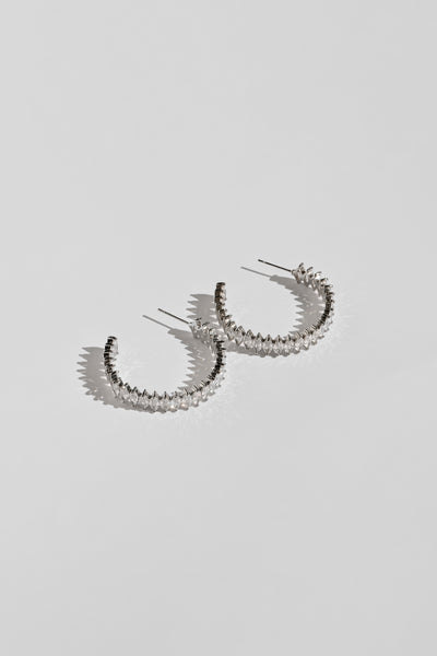 Mariko Marquis Hoop Earrings - CAMILLA SERETTI