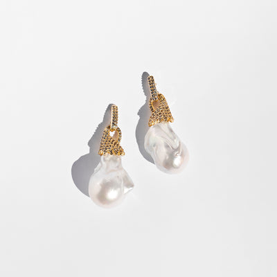 Roya Pearl Drop Earrings