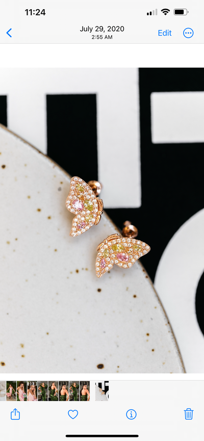 Mia Butterfly Earrings