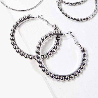 Clive Beaded Hoop Earrings