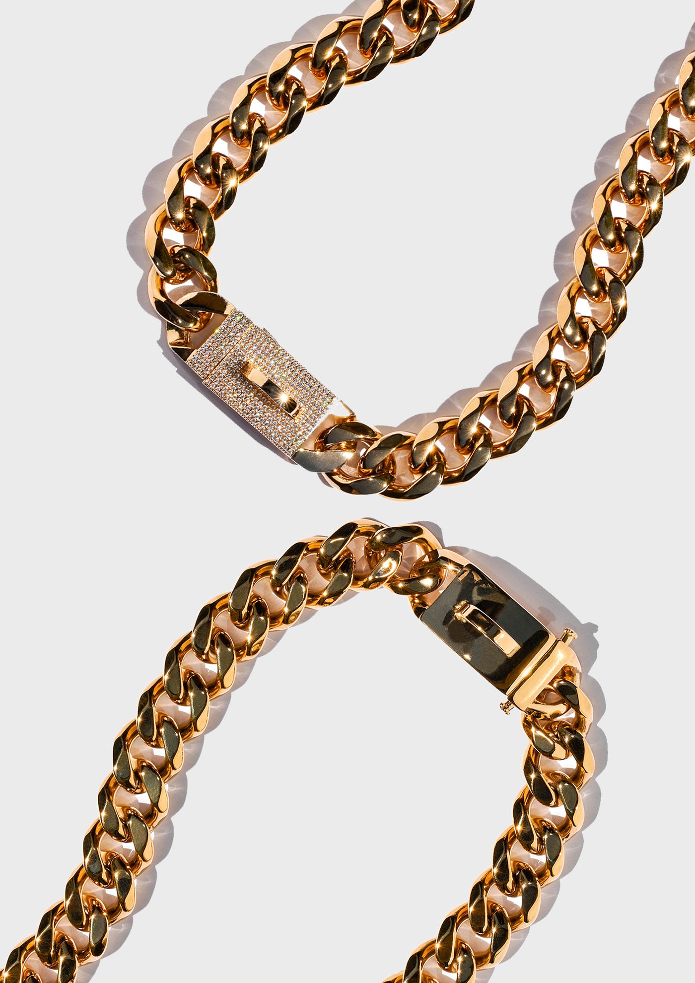 Mekahel Rhinestone Chain Necklace
